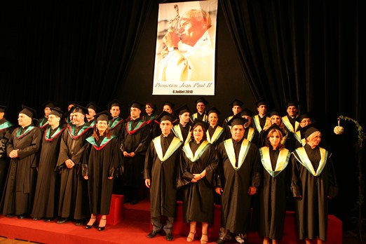 Remise des diplômes – Juillet 2010