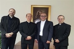 Rencontre avec P. Juan Carlos Ortega et P. Alex Yeung à Rome