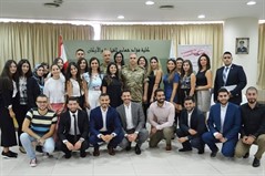  حفل تسليم شهادات القانون الدولي الإنساني لطلاب الحقوق ، فؤاد شهاب للقيادة والأركان-الجيش اللبناني  2018
