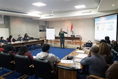 Public Speaking and Presentation Skills workshop organized by the IPD center