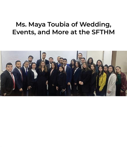 Ms. Maya Toubia of Wedding, Events, and More at the SFTHM