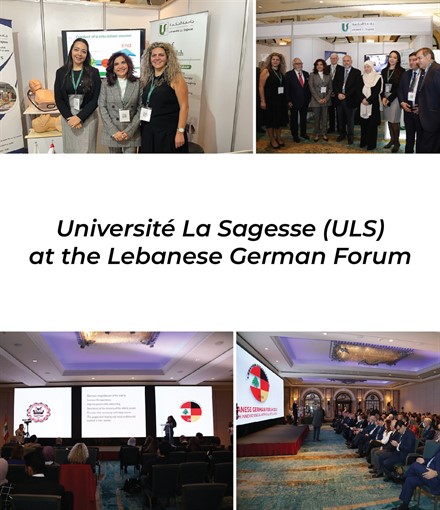 Université La Sagesse (ULS) at the Lebanese German Forum