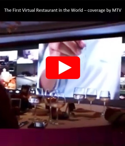 The First Virtual Restaurant in the World – coverage by MTV
