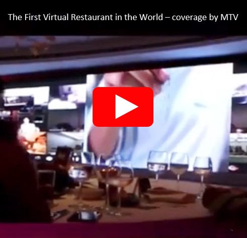 The First Virtual Restaurant in the World – coverage by MTV