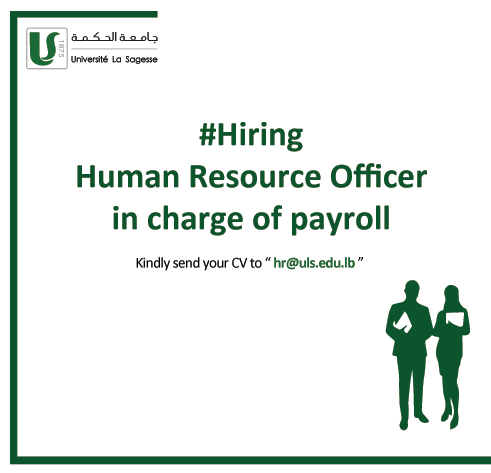 Hiring Human Resource Officer / in charge of payroll