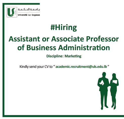 Hiring Assistant or Associate Professor of Business Administration - Discipline: Marketing