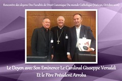 Rencontre des Doyens des Facultés de Droit Canonique du monde catholique au Vatican