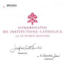 Renouvellement pour cinq ans de l’agrégation de la faculté du Droit Canonique à l’Université Pontificale du Latran