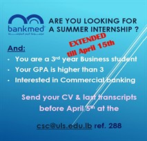 Internships offers available at the CSC