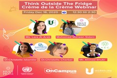 Think Outside the Fridge Webinar Series in collaboration with ULS Career Center and ULS Polytech