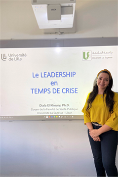 Dr. El Khoury Guest Speaker at Université de Lille