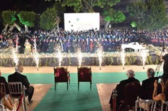 جامعة الحكمة إحتفلت بتخريج طلابها في حرم الأشرفية بعد إنجاز إعادة إعماره